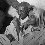 image of Gandhi and his wife