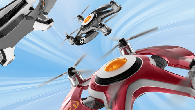 flying drones