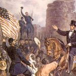 Ilustration of Civil War and Emancipation Proclamation