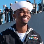 Jeremy Lampley in Navy Uniform