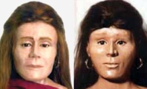 Imágenes de la reconstrucción facial de la desconocida