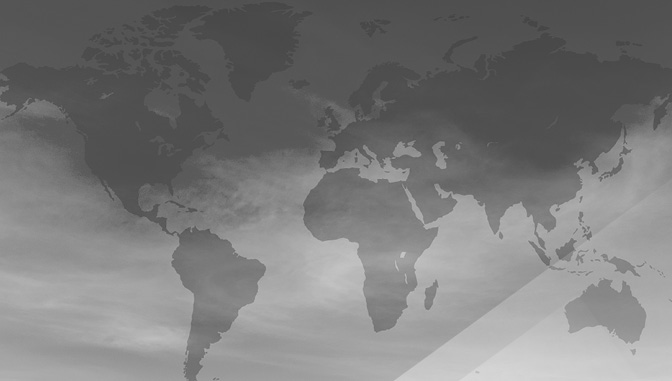 Grey map of the world depicting INF treaty and cold war mentalities