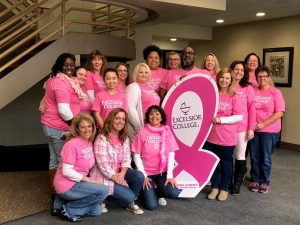 Excelsior College Staff Go Pink for Breast Cancer Awareness 