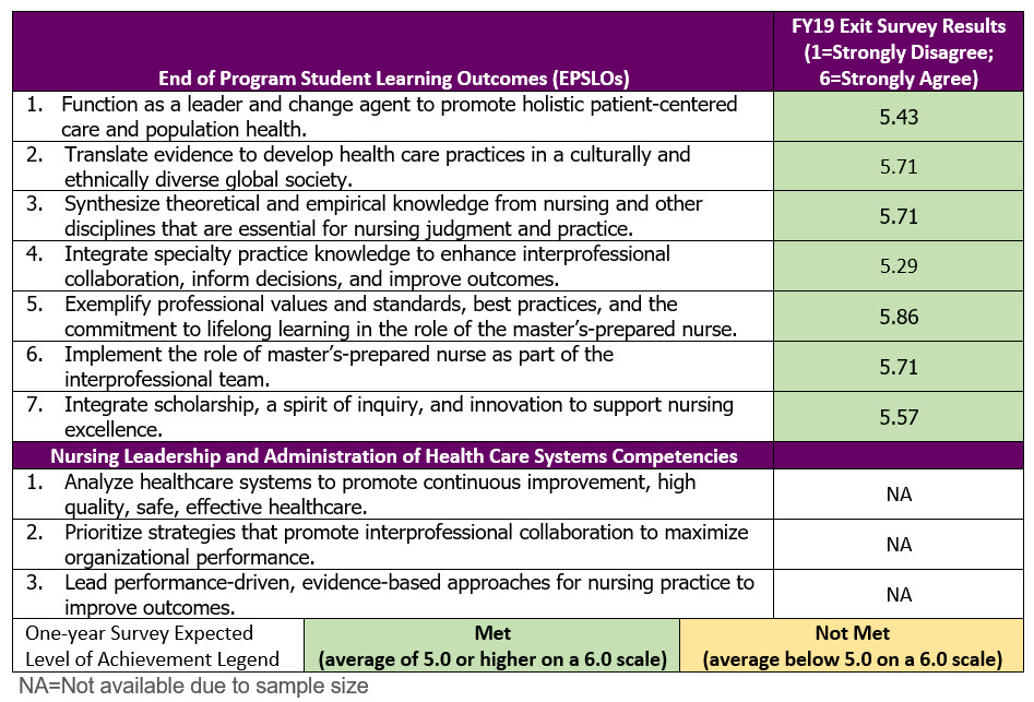 MS in Nursing Leadership and Administration of Health Care Systems