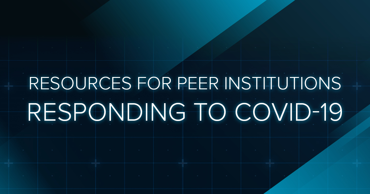 Resources for Peer Institutions Responding to COVID-19 - Excelsior College