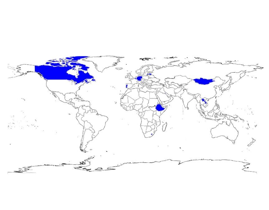 Graduate Location World Map