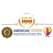 American Legion of Puerto Rico Logo looks like a arrow with a light house in it.