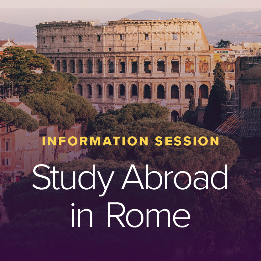 Sesión informativa sobre estudios en el extranjero en Roma