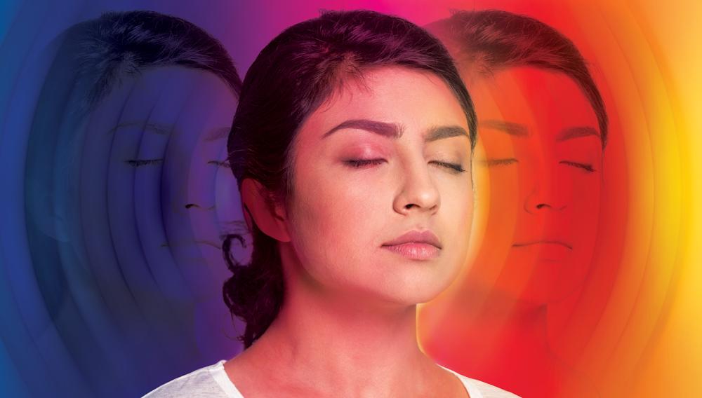 Woman thinking about her emotions