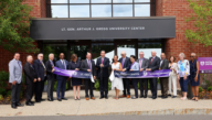 Ribbon cutting for Lt. Gen. Arthur J. Gregg University Center