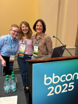 Sara Niemiec and co-presenters at the bbcon conference