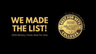 Best for Vets 2025 badge image