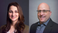 Brian Allen and Leah Sciabarrasi