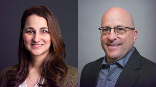 Brian Allen and Leah Sciabarrasi